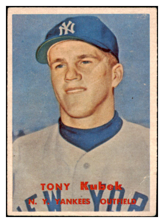 1957 Topps Baseball #312 Tony Kubek Yankees VG 503650