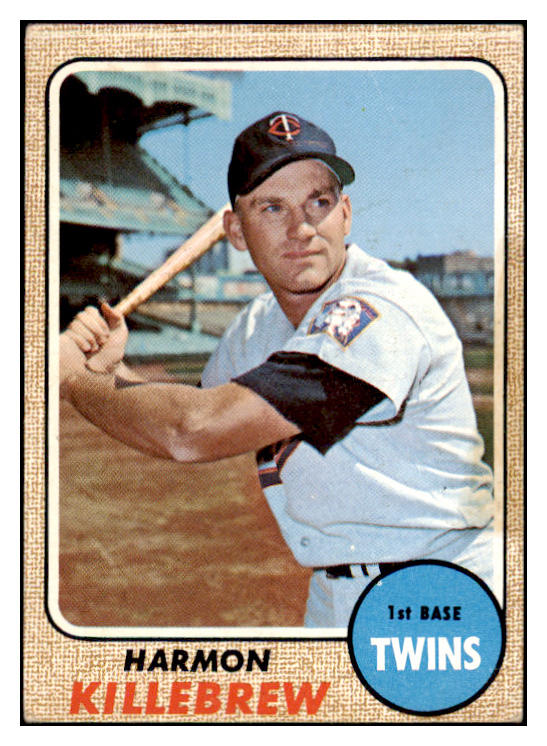 1968 Topps Baseball #220 Harmon Killebrew Twins VG-EX 503654