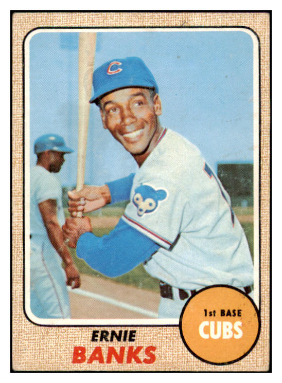 1968 Topps Baseball #355 Ernie Banks Cubs VG-EX 503673