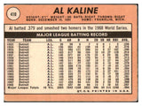 1969 Topps Baseball #410 Al Kaline Tigers GD-VG 503675