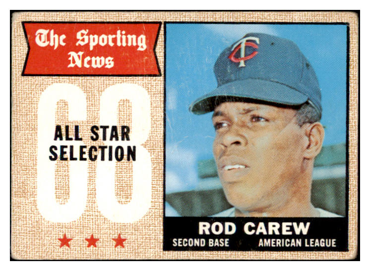 1968 Topps Baseball #363 Rod Carew A.S. Twins VG 503676
