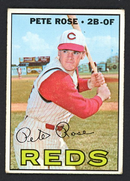1967 Topps Baseball #430 Pete Rose Reds VG-EX 503677