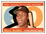 1960 Topps Baseball #554 Willie McCovey A.S. Giants VG-EX 503687