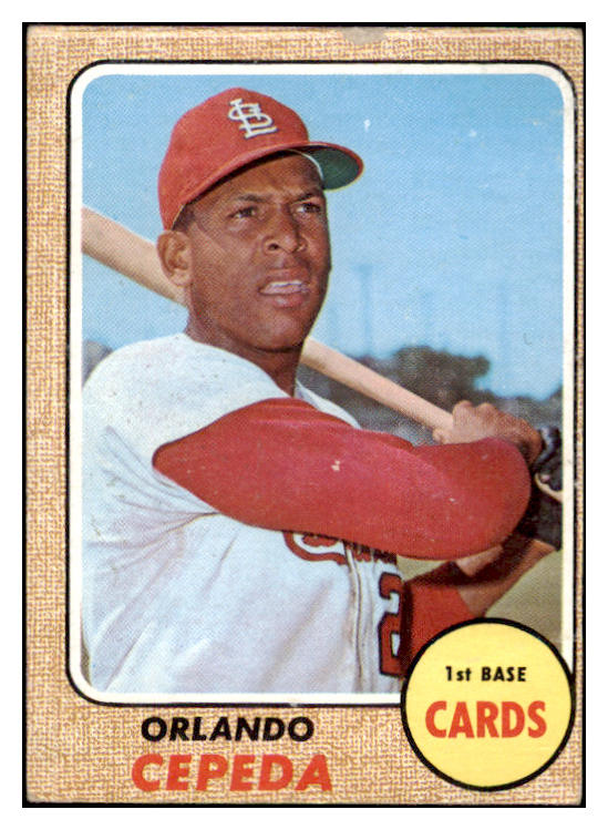 1968 Topps Baseball #200 Orlando Cepeda Cardinals VG 503694