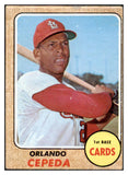 1968 Topps Baseball #200 Orlando Cepeda Cardinals VG 503694