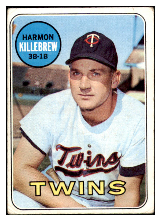 1969 Topps Baseball #375 Harmon Killebrew Twins VG 503703