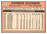 1969 Topps Baseball #375 Harmon Killebrew Twins VG 503703