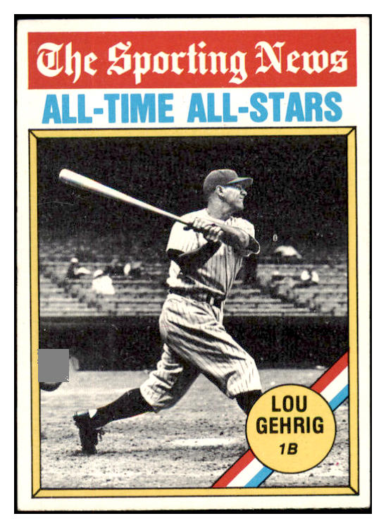 1976 Topps Baseball #341 Lou Gehrig ATG Yankees NR-MT 503712