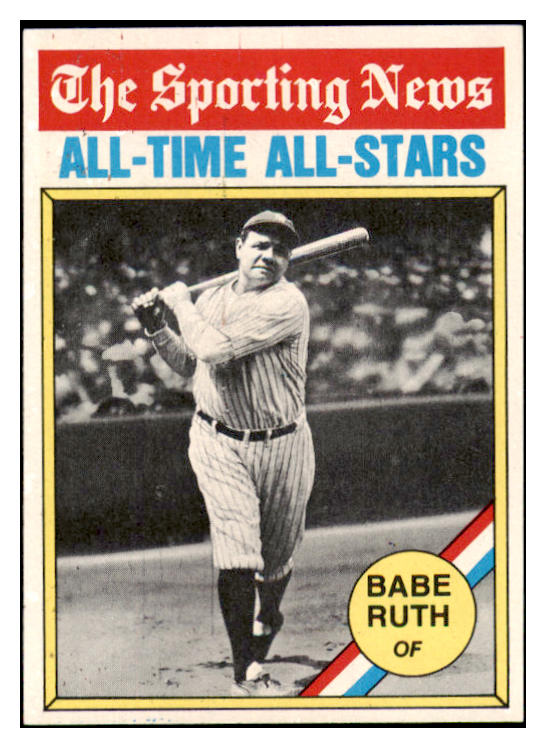 1976 Topps Baseball #345 Babe Ruth ATG Yankees NR-MT 503715