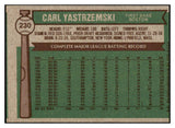 1976 Topps Baseball #230 Carl Yastrzemski Red Sox NR-MT 503723