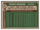 1976 Topps Baseball #095 Brooks Robinson Orioles NR-MT 503733