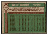 1976 Topps Baseball #520 Willie McCovey Padres NR-MT 503752