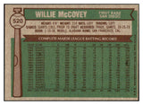 1976 Topps Baseball #520 Willie McCovey Padres NR-MT 503753