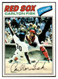 1977 Topps Baseball #640 Carlton Fisk Red Sox NR-MT 503788