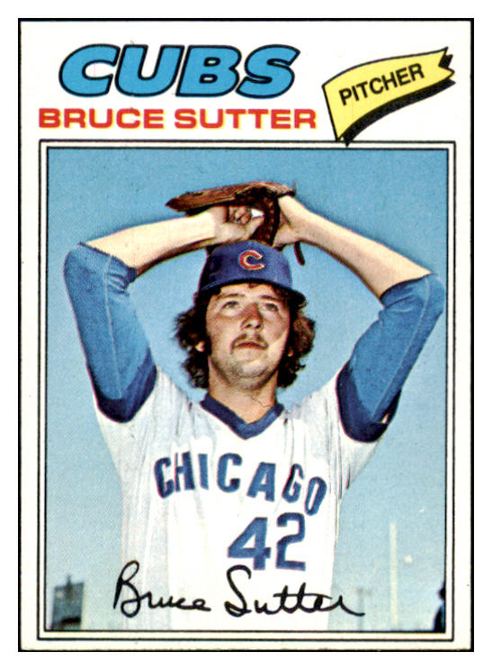 1977 Topps Baseball #144 Bruce Sutter Cubs NR-MT 503791