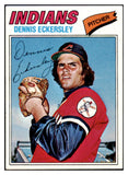 1977 Topps Baseball #525 Dennis Eckersley Indians NR-MT 503804