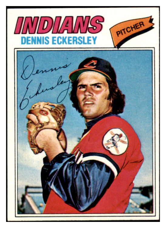 1977 Topps Baseball #525 Dennis Eckersley Indians NR-MT 503807