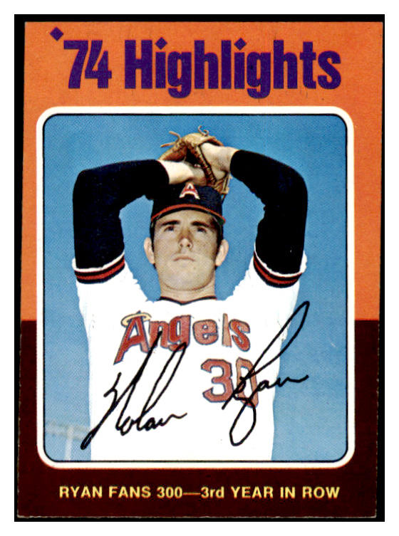 1975 Topps Baseball #005 Nolan Ryan HL Angels NR-MT 503841