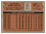 1972 Topps Baseball #600 Al Kaline Tigers VG-EX 503870