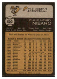 1973 Topps Baseball #503 Phil Niekro Braves NR-MT 503899