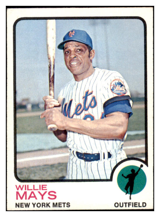 1973 Topps Baseball #305 Willie Mays Mets NR-MT 503912