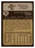 1973 Topps Baseball #193 Carlton Fisk Red Sox NR-MT 503916