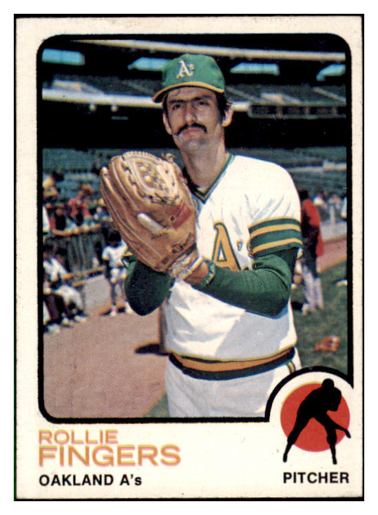 1973 Topps Baseball #084 Rollie Fingers A's NR-MT 503929