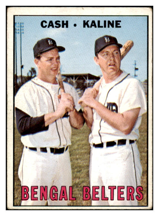 1967 Topps Baseball #216 Al Kaline Norm Cash VG 503943