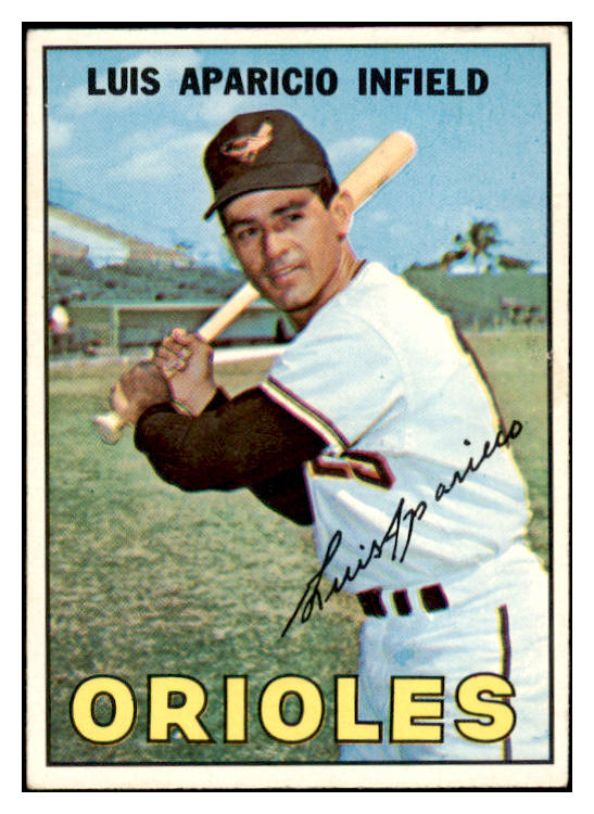 1967 Topps Baseball #060 Luis Aparicio Orioles EX 503944