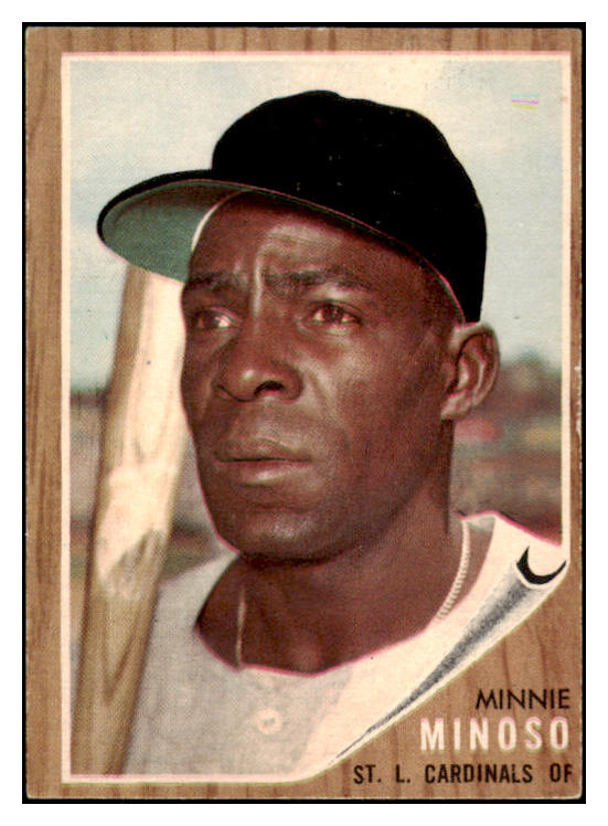 1962 Topps Baseball #028 Minnie Minoso Cardinals EX 503947