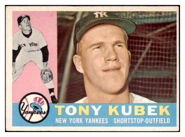 1960 Topps Baseball #083 Tony Kubek Yankees EX 503957