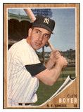 1962 Topps Baseball #490 Clete Boyer Yankees EX-MT 503967