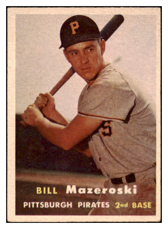 1957 Topps Baseball #024 Bill Mazeroski Pirates EX 503976