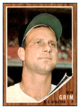 1962 Topps Baseball #564 Bob Grim A's EX-MT 503984