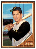 1962 Topps Baseball #573 Johnny Logan Pirates EX-MT 503987