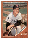 1962 Topps Baseball #540 Jim Landis White Sox EX-MT 503999