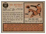 1962 Topps Baseball #541 Don Nottebart Braves EX-MT 504000