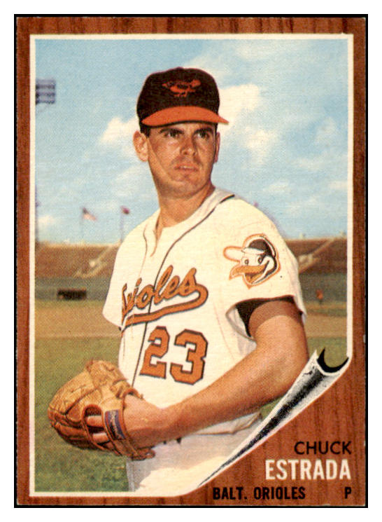 1962 Topps Baseball #560 Chuck Estrada Orioles EX-MT 504007