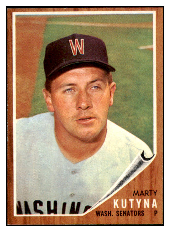 1962 Topps Baseball #566 Marty Kutyna Senators EX-MT 504009
