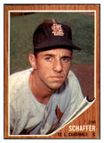 1962 Topps Baseball #579 Jim Schaffer Cardinals EX-MT 504016