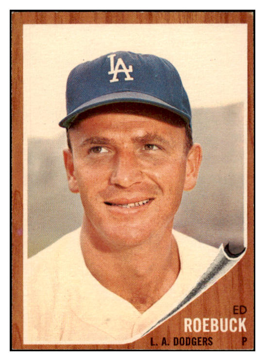 1962 Topps Baseball #535 Ed Roebuck Dodgers EX-MT 504025