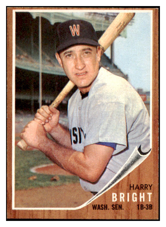 1962 Topps Baseball #551 Harry Bright Senators EX-MT 504032