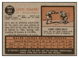 1962 Topps Baseball #583 Larry Osborne Tigers EX-MT 504038
