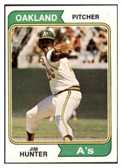 1974 Topps Baseball #007 Catfish Hunter A's NR-MT 504050