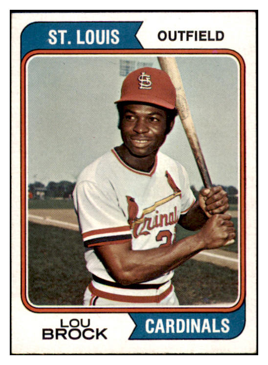 1974 Topps Baseball #060 Lou Brock Cardinals NR-MT 504064