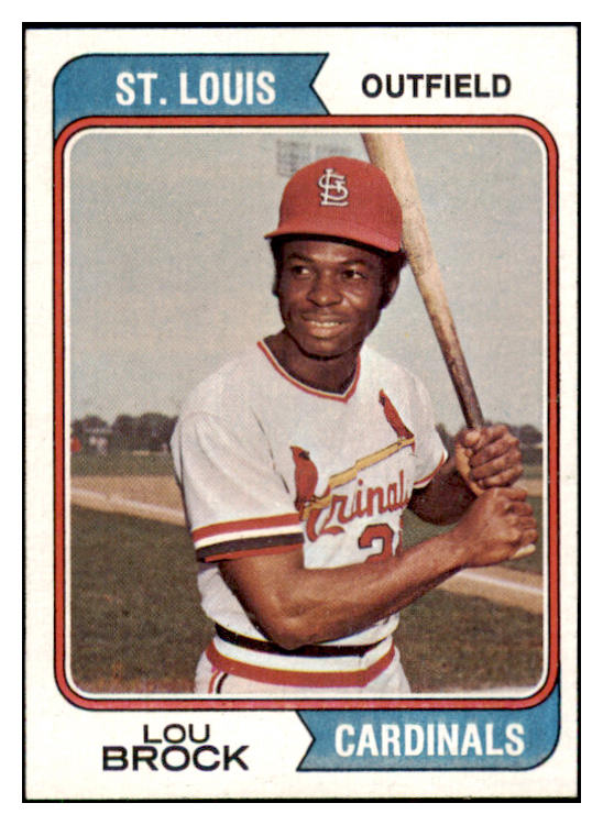 1974 Topps Baseball #060 Lou Brock Cardinals NR-MT 504065