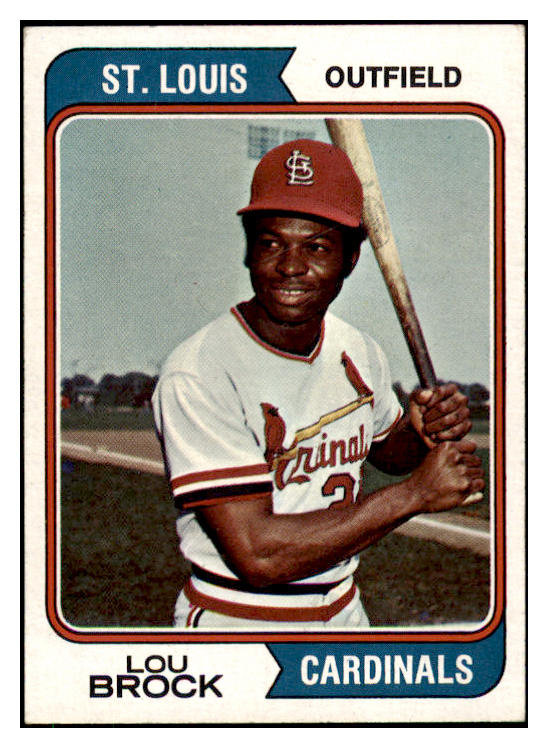 1974 Topps Baseball #060 Lou Brock Cardinals NR-MT 504066