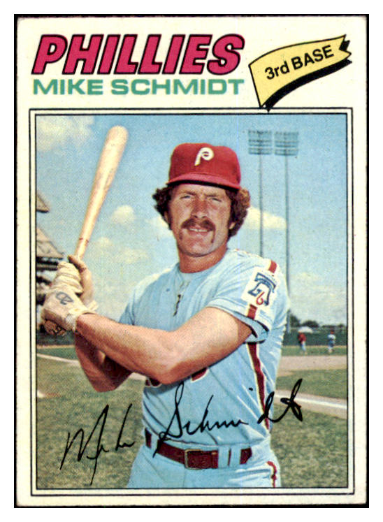 1977 Topps Baseball #140 Mike Schmidt Phillies EX 504072