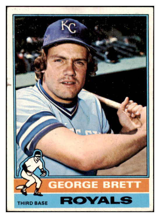 1976 Topps Baseball #019 George Brett Royals EX 504073