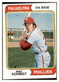 1974 Topps Baseball #283 Mike Schmidt Phillies EX 504096